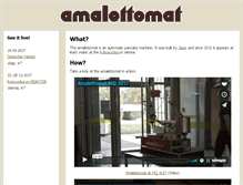 Tablet Screenshot of amalettomat.com
